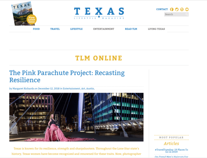 The Pink Parachute Project: Recasting Resilience - Media Coverage